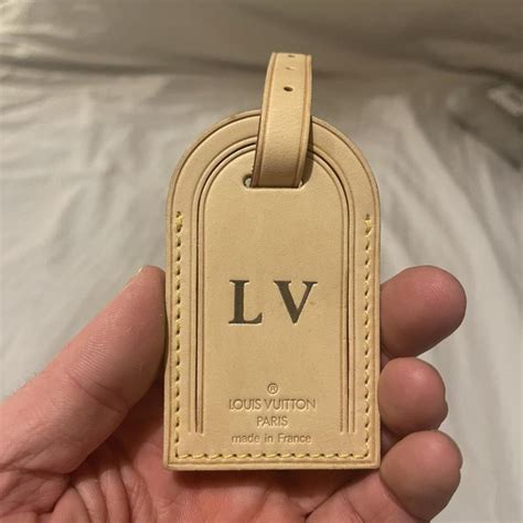 louis vuitton luggage tag price 2015|authentic Louis Vuitton luggage tag.